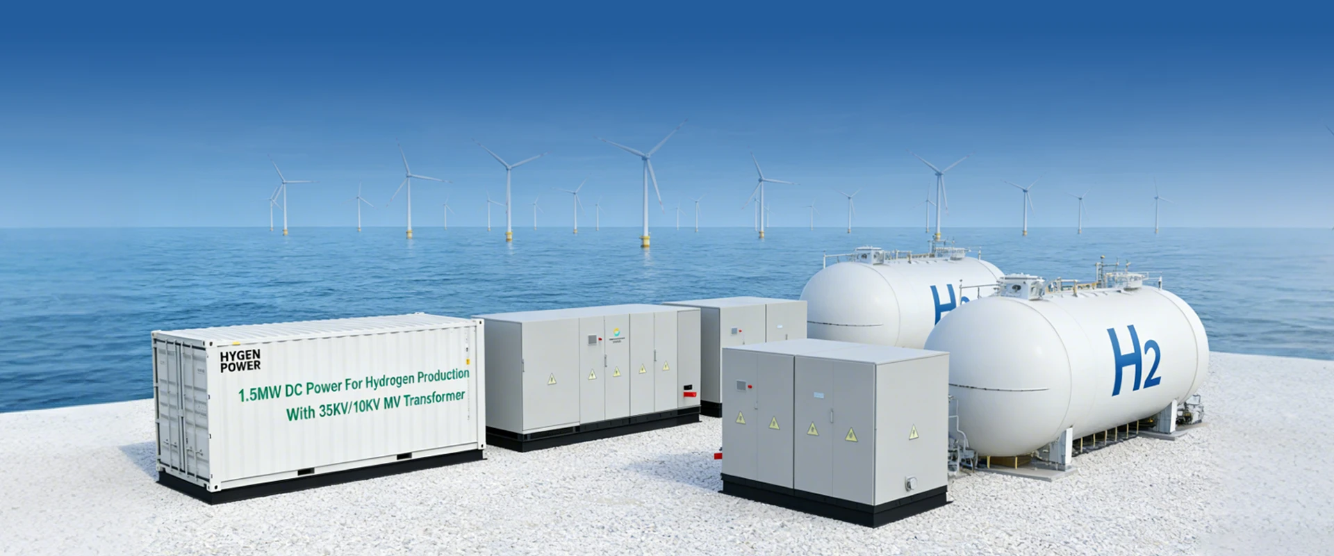 IGBT-based hydrogen production power supply system