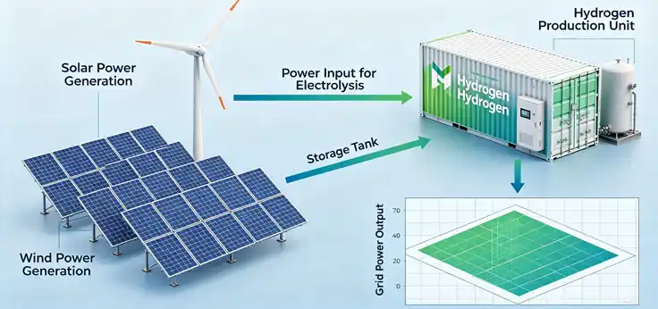 Hydrogen Power Supply Systems and Photovoltaics
